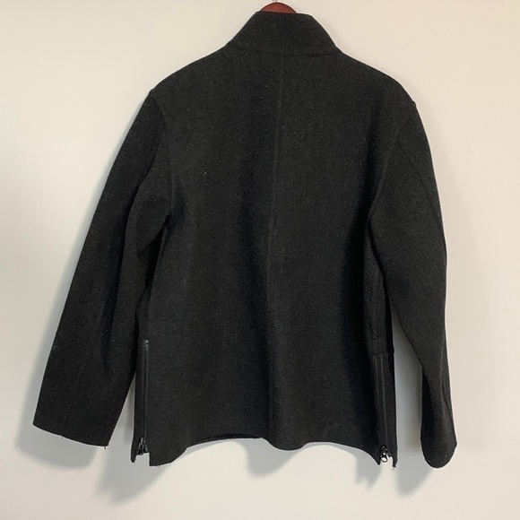 Eddie bauer lightweight wool jacket size medium colour charcoal - Picture 2 of 12